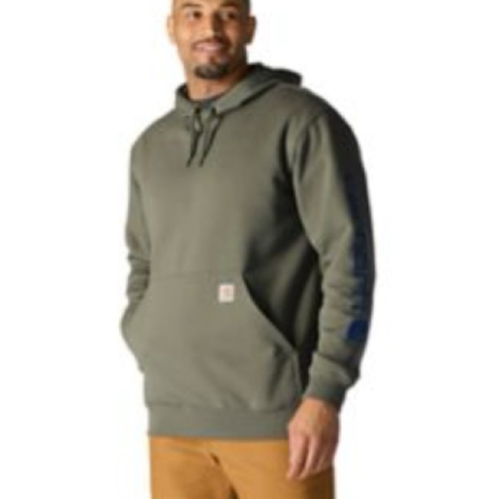 Carhartt Men’s Hoodie in Dusty Olive